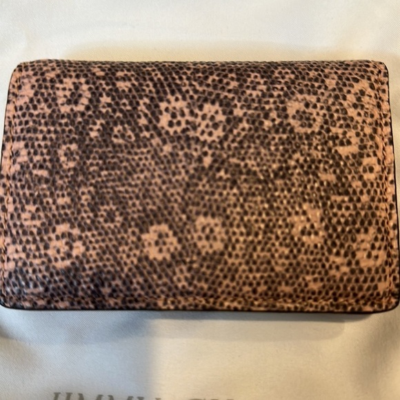 Jimmy Choo ballet pink and gray leather wallet - Picture 3 of 5